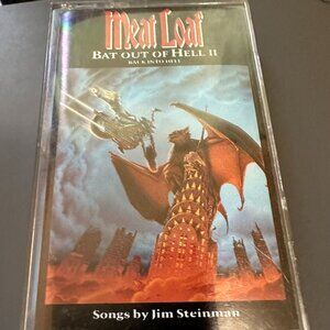 Meat Loaf Bat Out of Hell II: Back into Hell Cassette 1993 Rare Music Cassette